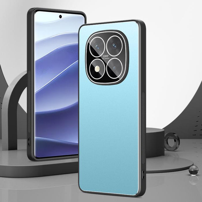 Funda para teléfono Golden Shield Metal con película esmerilada para lentes, For Redmi Note 15 Pro+ 5G Global 163.3mm, For Redmi Turbo 4 Pro, For Redmi Turbo 4 / Poco X7 Pro