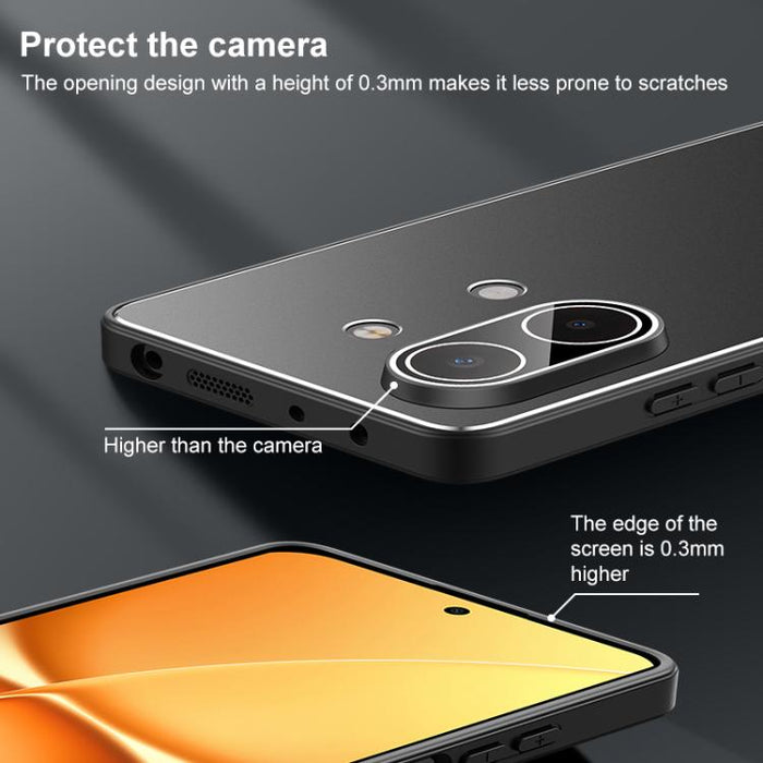 Funda para teléfono Golden Shield Metal con película esmerilada para lentes, For Redmi Turbo 5 Max / Poco X8 Pro Max, For Redmi Turbo 5 / Poco X8 Pro 5G, For Redmi K90 Pro Max / Poco F8 Ultra 5G