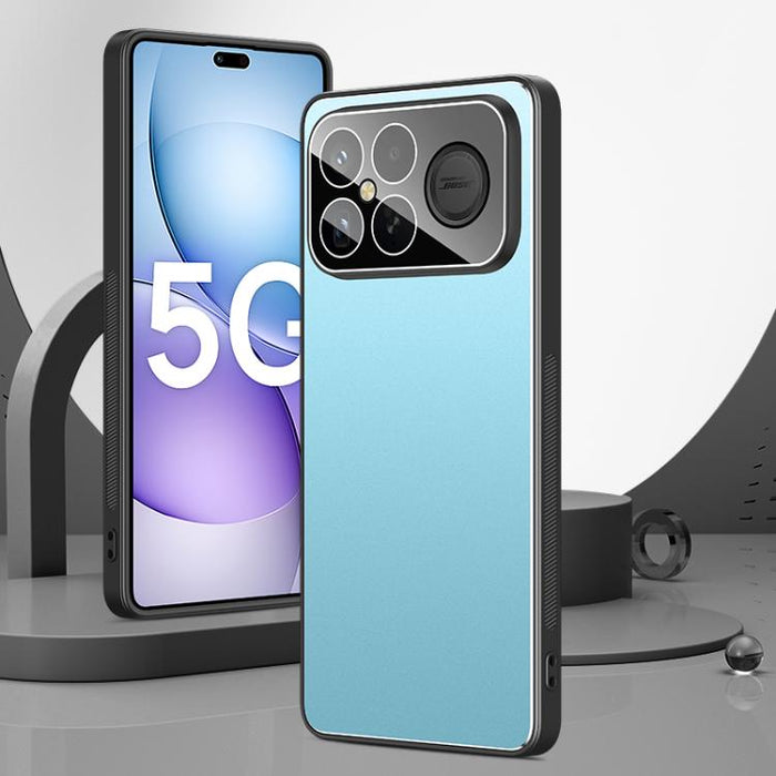 Funda para teléfono Golden Shield Metal con película esmerilada para lentes, For Redmi Turbo 5 Max / Poco X8 Pro Max, For Redmi Turbo 5 / Poco X8 Pro 5G, For Redmi K90 Pro Max / Poco F8 Ultra 5G