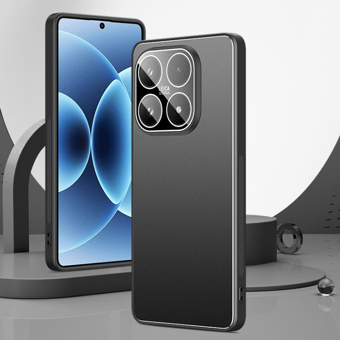 Funda para teléfono Golden Shield Metal con película esmerilada para lentes, For Xiaomi 17 Pro Max, For Xiaomi 17 Pro, For Xiaomi 17