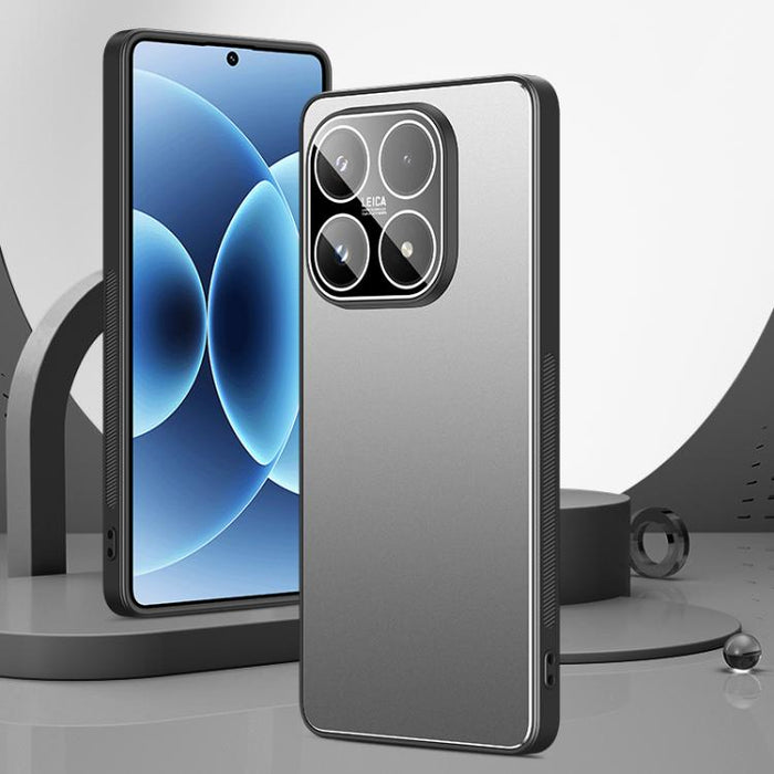Funda para teléfono Golden Shield Metal con película esmerilada para lentes, For Xiaomi 17 Pro Max, For Xiaomi 17 Pro, For Xiaomi 17