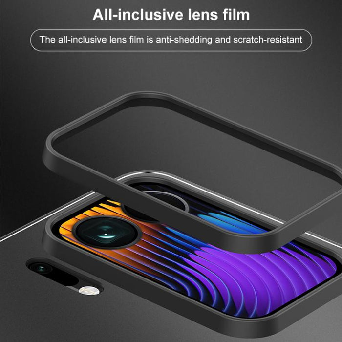 Funda para teléfono Golden Shield Metal con película esmerilada para lentes, For Xiaomi 17 Pro Max, For Xiaomi 17 Pro, For Xiaomi 17