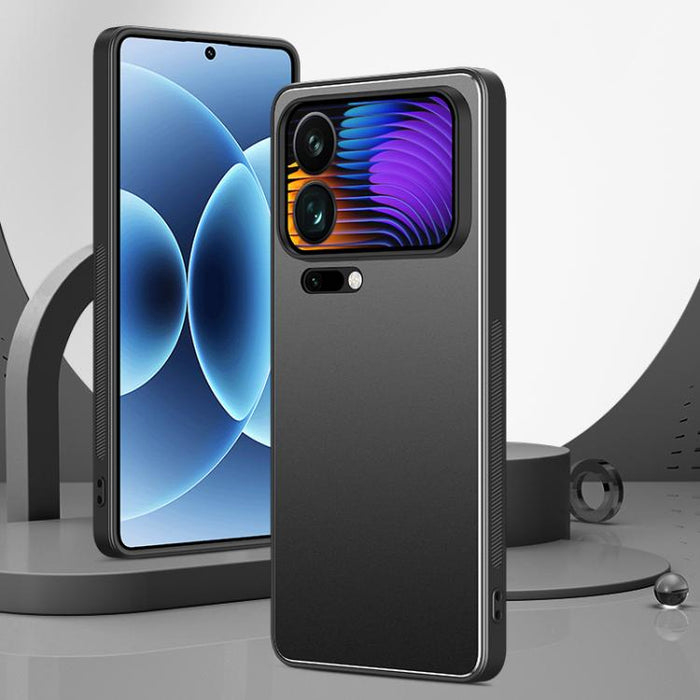Funda para teléfono Golden Shield Metal con película esmerilada para lentes, For Xiaomi 17 Pro Max, For Xiaomi 17 Pro, For Xiaomi 17