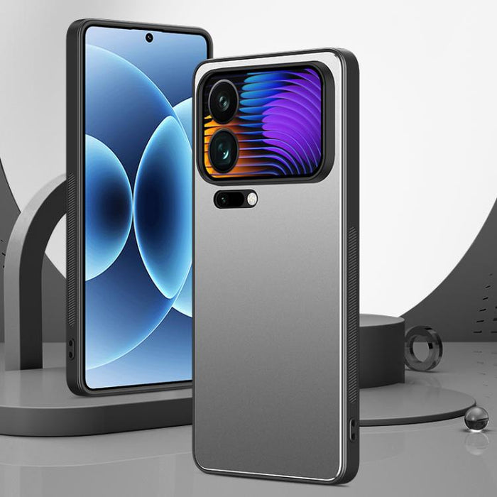 Funda para teléfono Golden Shield Metal con película esmerilada para lentes, For Xiaomi 17 Pro Max, For Xiaomi 17 Pro, For Xiaomi 17