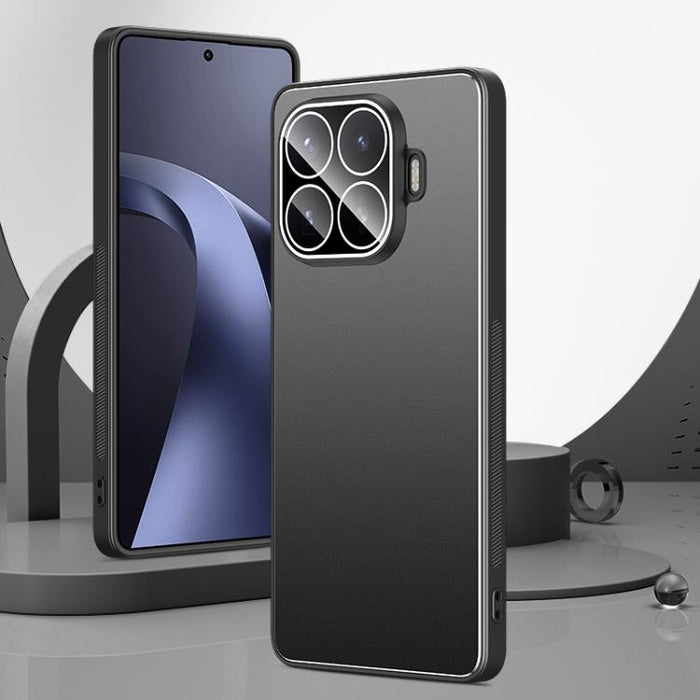 Funda para teléfono Golden Shield Metal con película esmerilada para lentes, For Xiaomi 17 Pro Max, For Xiaomi 17 Pro, For Xiaomi 17