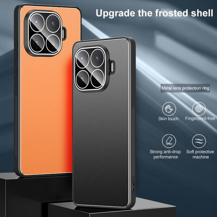 Funda para teléfono Golden Shield Metal con película esmerilada para lentes, For Xiaomi 17 Pro Max, For Xiaomi 17 Pro, For Xiaomi 17