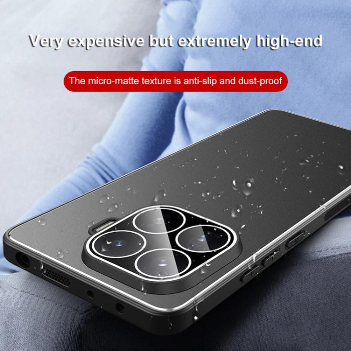 Funda para teléfono Golden Shield Metal con película esmerilada para lentes, For Xiaomi 17 Pro Max, For Xiaomi 17 Pro, For Xiaomi 17