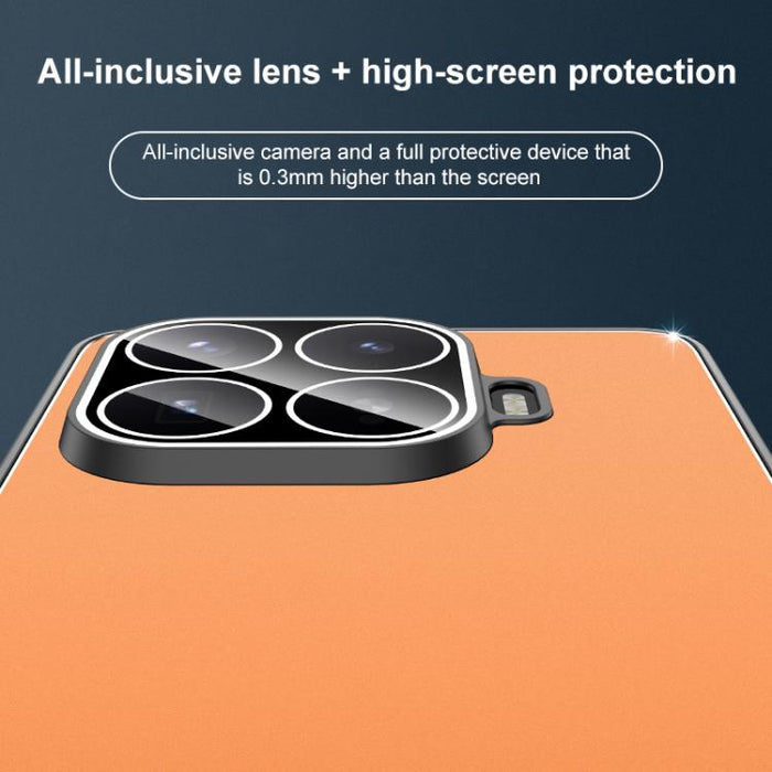 Funda para teléfono Golden Shield Metal con película esmerilada para lentes, For Xiaomi 17 Pro Max, For Xiaomi 17 Pro, For Xiaomi 17