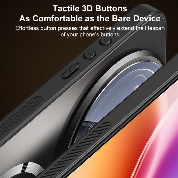 Funda magnética para teléfono con soporte para marco de lente Camshield de borde recto, For Xiaomi 17 Ultra, For Xiaomi 17 Pro Max