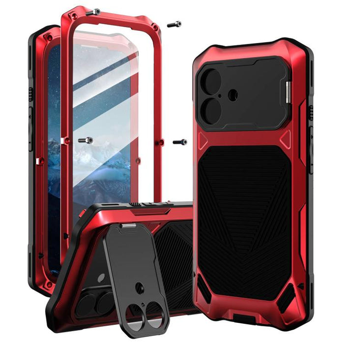 Funda para teléfono con construcción de armadura metálica y clasificación de impermeabilidad IP65., For iPhone 17 Pro Max, For iPhone 17 Pro, For iPhone 17, For iPhone Air