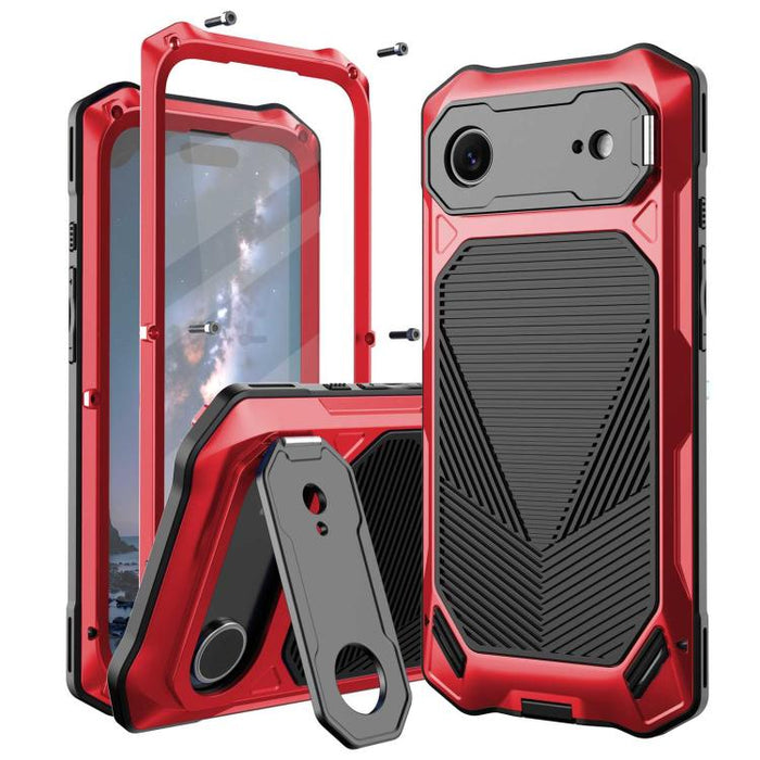 Funda para teléfono con construcción de armadura metálica y clasificación de impermeabilidad IP65., For iPhone 17 Pro Max, For iPhone 17 Pro, For iPhone 17, For iPhone Air