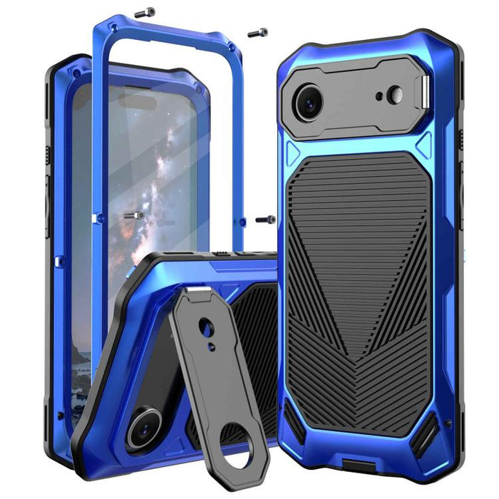 Funda para teléfono con construcción de armadura metálica y clasificación de impermeabilidad IP65., For iPhone 17 Pro Max, For iPhone 17 Pro, For iPhone 17, For iPhone Air