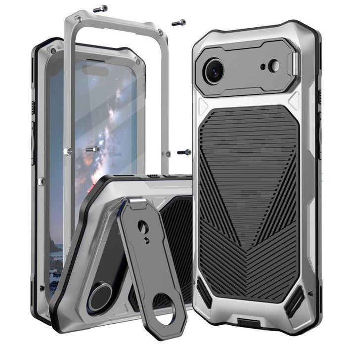 Funda para teléfono con construcción de armadura metálica y clasificación de impermeabilidad IP65., For iPhone 17 Pro Max, For iPhone 17 Pro, For iPhone 17, For iPhone Air