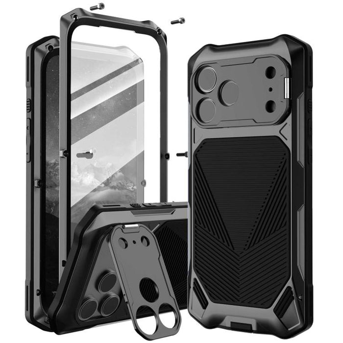 Funda para teléfono con construcción de armadura metálica y clasificación de impermeabilidad IP65., For iPhone 17 Pro Max, For iPhone 17 Pro, For iPhone 17, For iPhone Air