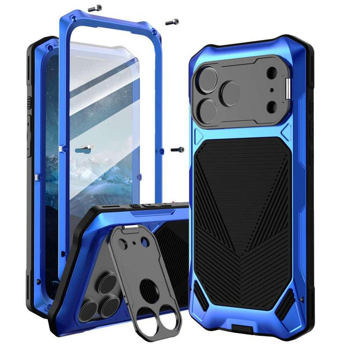 Funda para teléfono con construcción de armadura metálica y clasificación de impermeabilidad IP65., For iPhone 17 Pro Max, For iPhone 17 Pro, For iPhone 17, For iPhone Air