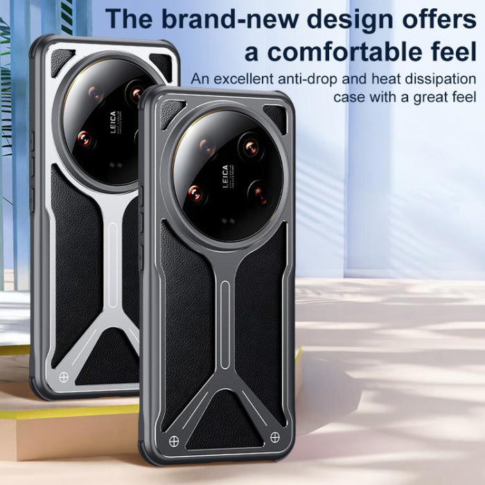 Funda para teléfono Ice Shield Hollow Heat Disipation TPU, For Xiaomi 14 Ultra