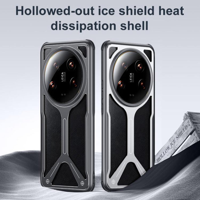 Funda para teléfono Ice Shield Hollow Heat Disipation TPU, For Xiaomi 14 Ultra