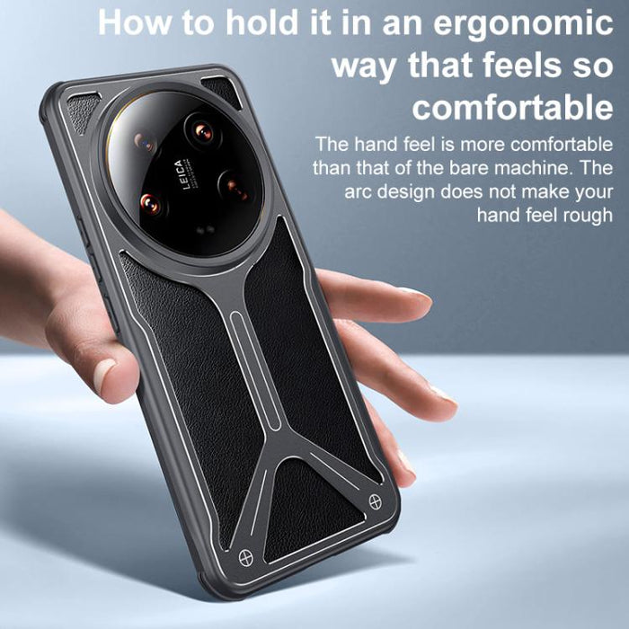Funda para teléfono Ice Shield Hollow Heat Disipation TPU, For Xiaomi 14 Ultra