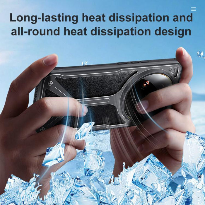 Funda para teléfono Ice Shield Hollow Heat Disipation TPU, For Xiaomi 14 Ultra