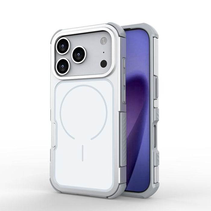 Funda para teléfono magnética a prueba de golpes con panel trasero desmontable y marco de aleación de aluminio., For iPhone 17 Pro Max, For iPhone 17 Pro