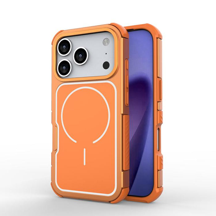 Funda para teléfono magnética a prueba de golpes con panel trasero desmontable y marco de aleación de aluminio., For iPhone 17 Pro Max, For iPhone 17 Pro