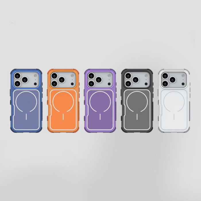 Funda para teléfono magnética a prueba de golpes con panel trasero desmontable y marco de aleación de aluminio., For iPhone 17 Pro Max, For iPhone 17 Pro