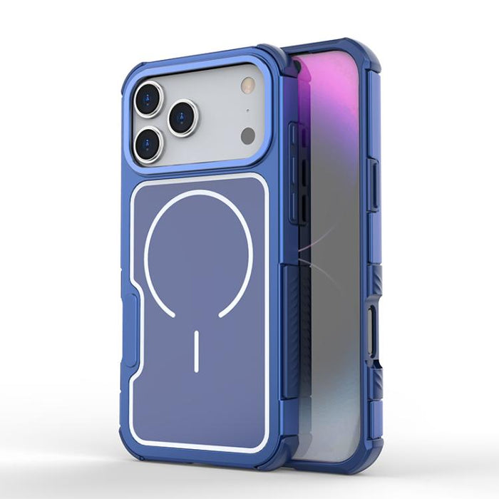 Funda para teléfono magnética a prueba de golpes con panel trasero desmontable y marco de aleación de aluminio., For iPhone 17 Pro Max, For iPhone 17 Pro