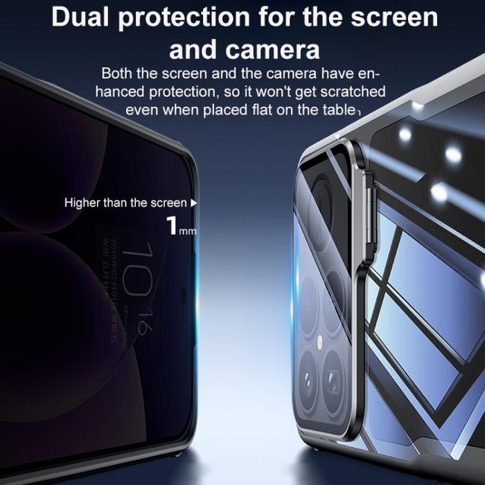 Funda protectora para teléfono Blade transparente de cobertura total con soporte para lente y resistente a los golpes, For Redmi K90, For Redmi K90 Pro Max
