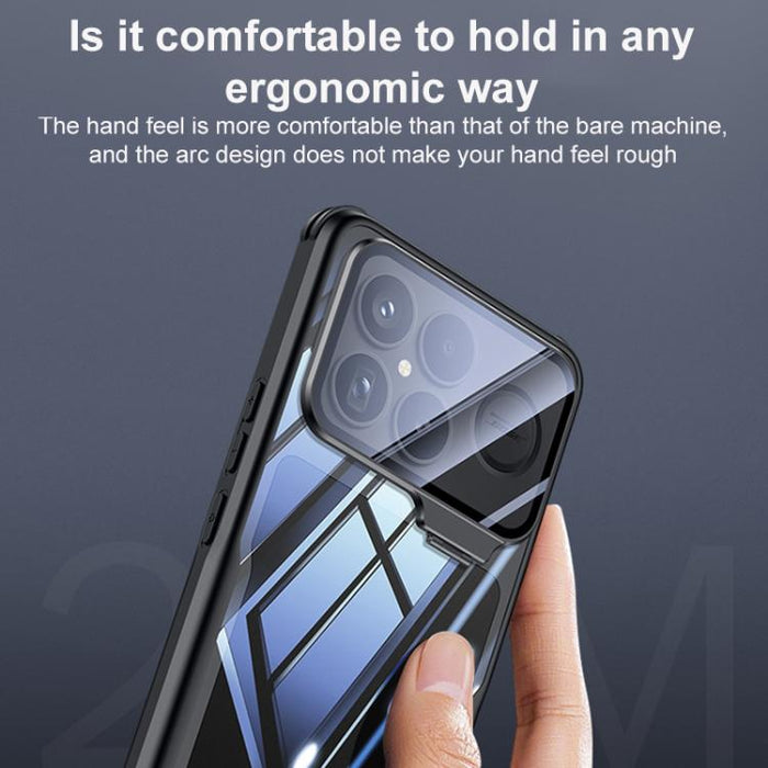 Funda protectora para teléfono Blade transparente de cobertura total con soporte para lente y resistente a los golpes, For Redmi K90, For Redmi K90 Pro Max