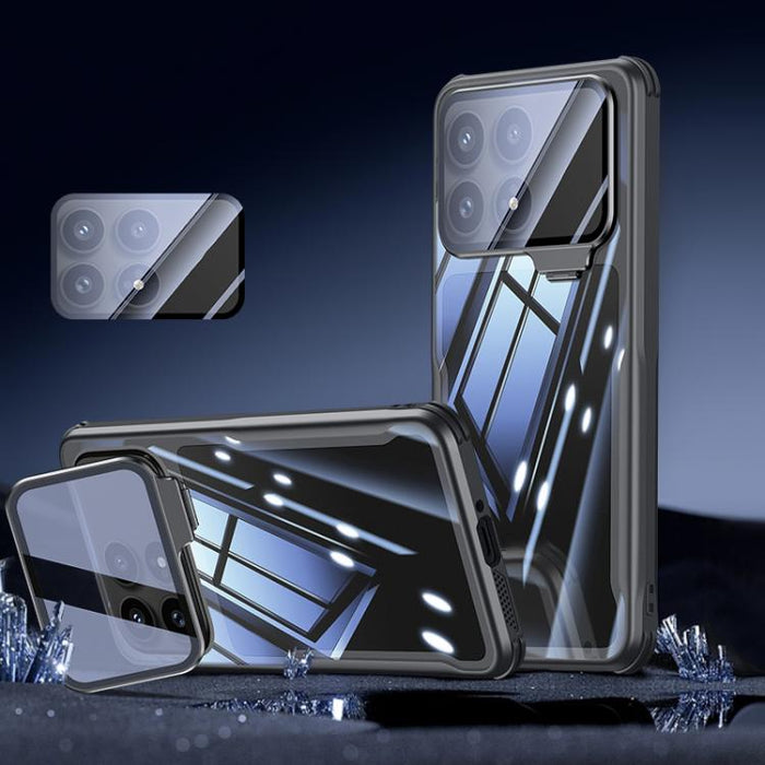 Funda protectora para teléfono Blade transparente de cobertura total con soporte para lente y resistente a los golpes, For Redmi K90, For Redmi K90 Pro Max