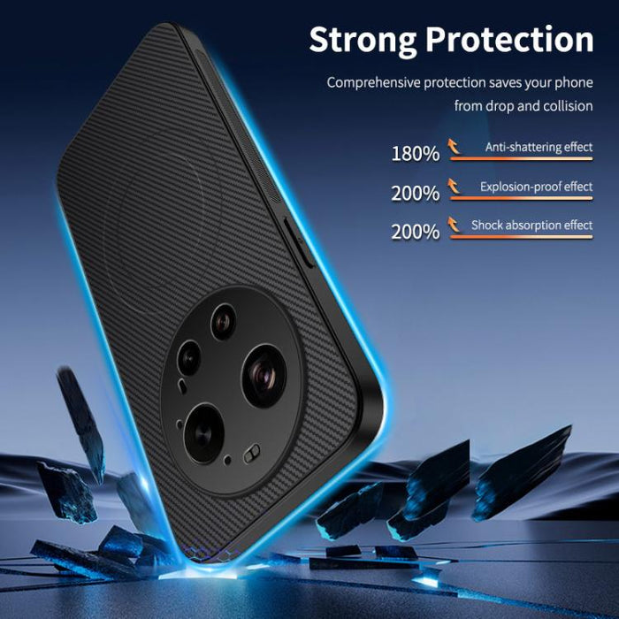 Funda para teléfono híbrida de PC y TPU con textura de fibra de carbono magnética de la serie WANLONFENG TQ, For Xiaomi 17 Ultra, For Xiaomi 17 Pro Max, For Xiaomi 17 Pro, For Xiaomi 17, For Xiaomi 15T Pro 5G, For Xiaomi 15T 5G, For Xiaomi 15 Ultra    ...