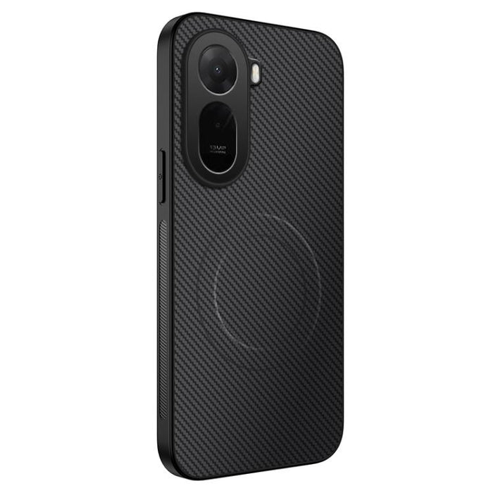Funda para teléfono híbrida de PC y TPU con textura de fibra de carbono magnética de la serie WANLONFENG TQ, For Redmi A7 Pro 171mm / Poco C85x 5G, For Redmi 15a 5G, For Redmi Turbo 5 Max / Poco X8 Pro Max 5G, For Redmi Turbo 5 5G / Poco X8 Pro 5G     ...