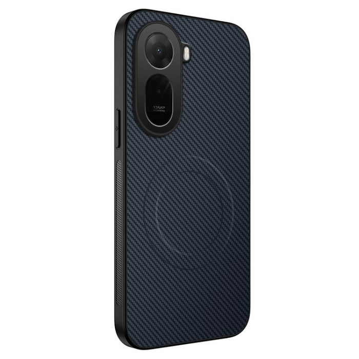Funda para teléfono híbrida de PC y TPU con textura de fibra de carbono magnética de la serie WANLONFENG TQ, For Redmi A7 Pro 171mm / Poco C85x 5G, For Redmi 15a 5G, For Redmi Turbo 5 Max / Poco X8 Pro Max 5G, For Redmi Turbo 5 5G / Poco X8 Pro 5G     ...