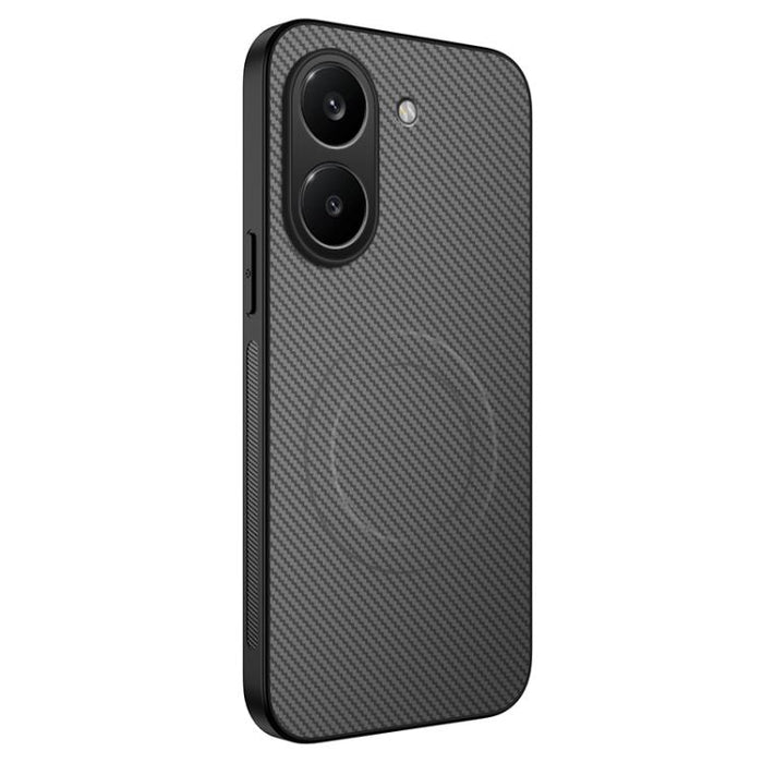 Funda para teléfono híbrida de PC y TPU con textura de fibra de carbono magnética de la serie WANLONFENG TQ, For Redmi A7 Pro 171mm / Poco C85x 5G, For Redmi 15a 5G, For Redmi Turbo 5 Max / Poco X8 Pro Max 5G, For Redmi Turbo 5 5G / Poco X8 Pro 5G     ...