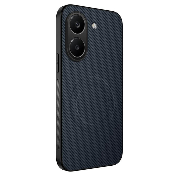Funda para teléfono híbrida de PC y TPU con textura de fibra de carbono magnética de la serie WANLONFENG TQ, For Redmi A7 Pro 171mm / Poco C85x 5G, For Redmi 15a 5G, For Redmi Turbo 5 Max / Poco X8 Pro Max 5G, For Redmi Turbo 5 5G / Poco X8 Pro 5G     ...