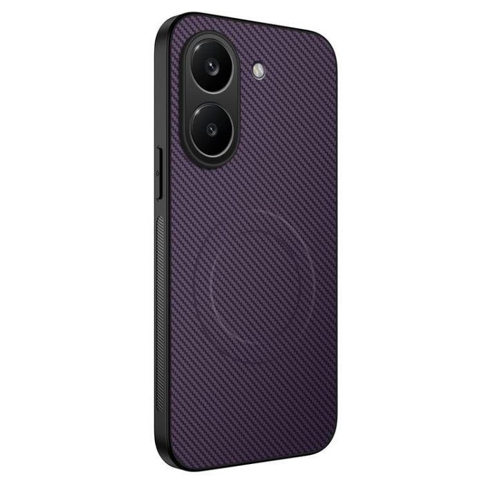 Funda para teléfono híbrida de PC y TPU con textura de fibra de carbono magnética de la serie WANLONFENG TQ, For Redmi A7 Pro 171mm / Poco C85x 5G, For Redmi 15a 5G, For Redmi Turbo 5 Max / Poco X8 Pro Max 5G, For Redmi Turbo 5 5G / Poco X8 Pro 5G     ...