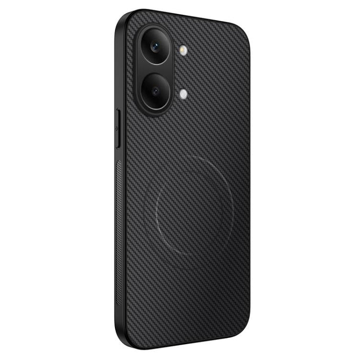 Funda para teléfono híbrida de PC y TPU con textura de fibra de carbono magnética de la serie WANLONFENG TQ, For Redmi A7 Pro 171mm / Poco C85x 5G, For Redmi 15a 5G, For Redmi Turbo 5 Max / Poco X8 Pro Max 5G, For Redmi Turbo 5 5G / Poco X8 Pro 5G     ...