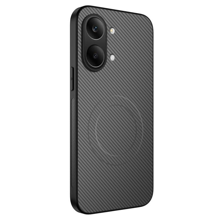 Funda para teléfono híbrida de PC y TPU con textura de fibra de carbono magnética de la serie WANLONFENG TQ, For Redmi A7 Pro 171mm / Poco C85x 5G, For Redmi 15a 5G, For Redmi Turbo 5 Max / Poco X8 Pro Max 5G, For Redmi Turbo 5 5G / Poco X8 Pro 5G     ...