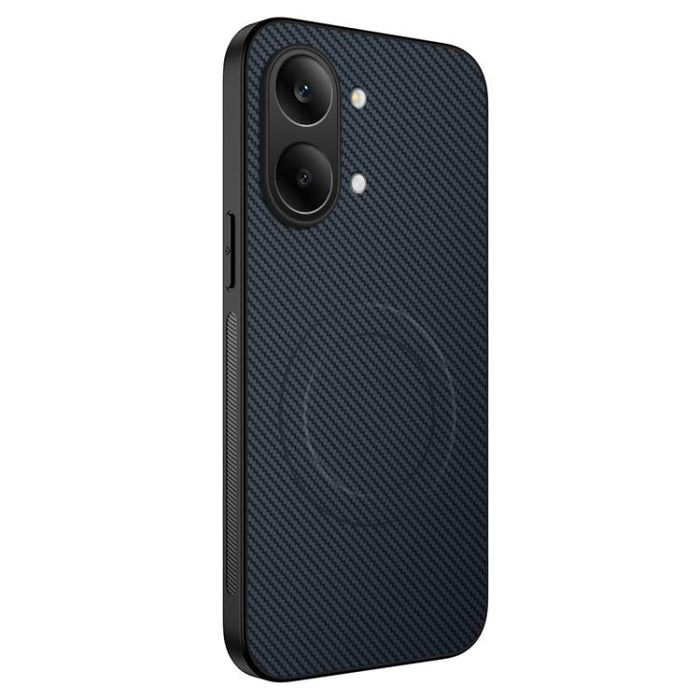Funda para teléfono híbrida de PC y TPU con textura de fibra de carbono magnética de la serie WANLONFENG TQ, For Redmi A7 Pro 171mm / Poco C85x 5G, For Redmi 15a 5G, For Redmi Turbo 5 Max / Poco X8 Pro Max 5G, For Redmi Turbo 5 5G / Poco X8 Pro 5G     ...