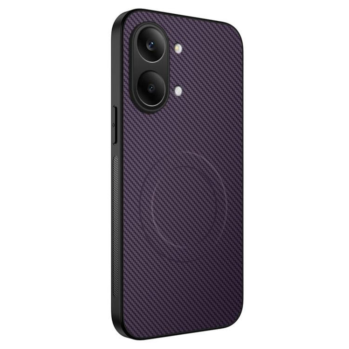 Funda para teléfono híbrida de PC y TPU con textura de fibra de carbono magnética de la serie WANLONFENG TQ, For Redmi A7 Pro 171mm / Poco C85x 5G, For Redmi 15a 5G, For Redmi Turbo 5 Max / Poco X8 Pro Max 5G, For Redmi Turbo 5 5G / Poco X8 Pro 5G     ...