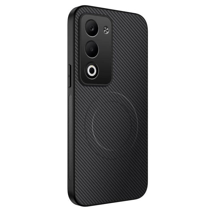 Funda para teléfono híbrida de PC y TPU con textura de fibra de carbono magnética de la serie WANLONFENG TQ, For Redmi A7 Pro 171mm / Poco C85x 5G, For Redmi 15a 5G, For Redmi Turbo 5 Max / Poco X8 Pro Max 5G, For Redmi Turbo 5 5G / Poco X8 Pro 5G     ...