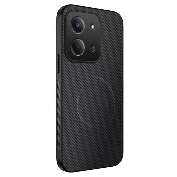 Funda para teléfono híbrida de PC y TPU con textura de fibra de carbono magnética de la serie WANLONFENG TQ, For Redmi A7 Pro 171mm / Poco C85x 5G, For Redmi 15a 5G, For Redmi Turbo 5 Max / Poco X8 Pro Max 5G, For Redmi Turbo 5 5G / Poco X8 Pro 5G     ...
