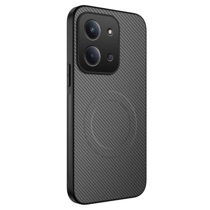 Funda para teléfono híbrida de PC y TPU con textura de fibra de carbono magnética de la serie WANLONFENG TQ, For Redmi A7 Pro 171mm / Poco C85x 5G, For Redmi 15a 5G, For Redmi Turbo 5 Max / Poco X8 Pro Max 5G, For Redmi Turbo 5 5G / Poco X8 Pro 5G     ...