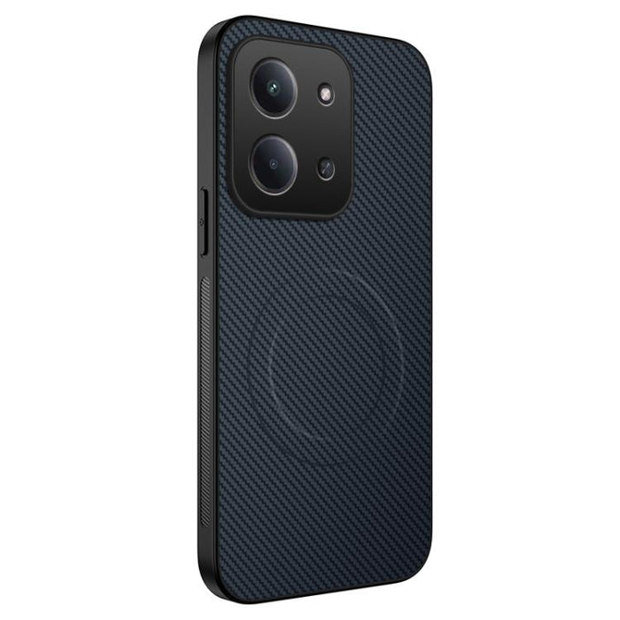 Funda para teléfono híbrida de PC y TPU con textura de fibra de carbono magnética de la serie WANLONFENG TQ, For Redmi A7 Pro 171mm / Poco C85x 5G, For Redmi 15a 5G, For Redmi Turbo 5 Max / Poco X8 Pro Max 5G, For Redmi Turbo 5 5G / Poco X8 Pro 5G     ...