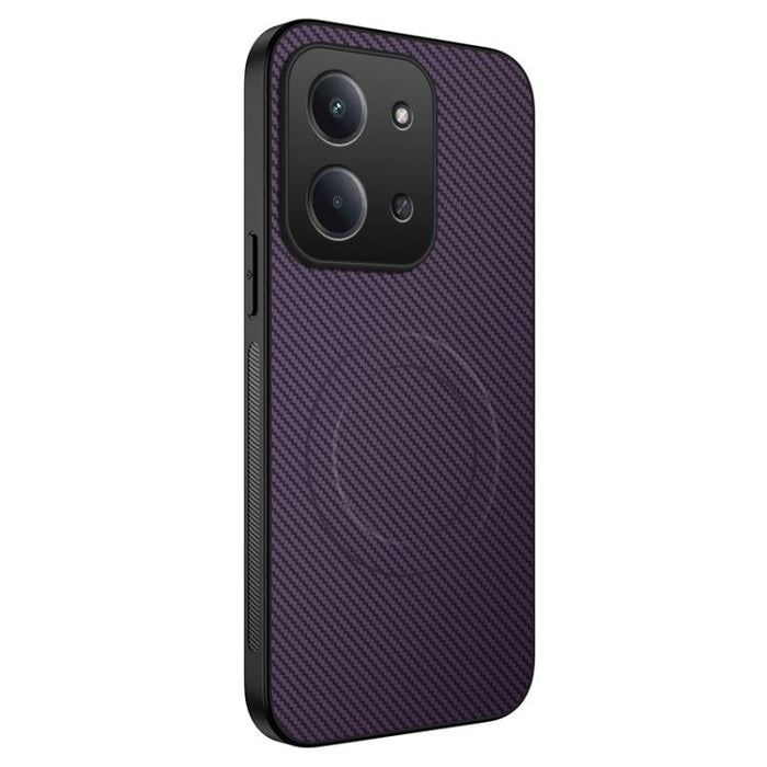 Funda para teléfono híbrida de PC y TPU con textura de fibra de carbono magnética de la serie WANLONFENG TQ, For Redmi A7 Pro 171mm / Poco C85x 5G, For Redmi 15a 5G, For Redmi Turbo 5 Max / Poco X8 Pro Max 5G, For Redmi Turbo 5 5G / Poco X8 Pro 5G     ...