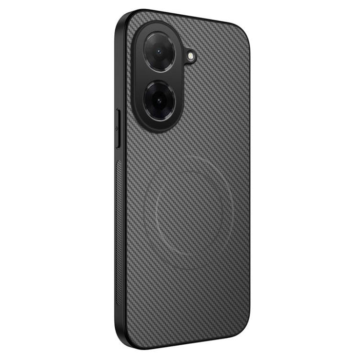 Funda para teléfono híbrida de PC y TPU con textura de fibra de carbono magnética de la serie WANLONFENG TQ, For Redmi A7 Pro 171mm / Poco C85x 5G, For Redmi 15a 5G, For Redmi Turbo 5 Max / Poco X8 Pro Max 5G, For Redmi Turbo 5 5G / Poco X8 Pro 5G     ...