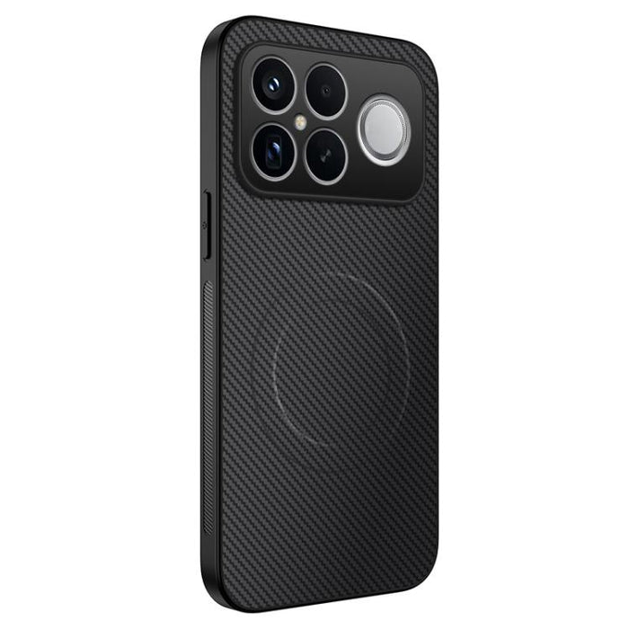 Funda para teléfono híbrida de PC y TPU con textura de fibra de carbono magnética de la serie WANLONFENG TQ, For Redmi A7 Pro 171mm / Poco C85x 5G, For Redmi 15a 5G, For Redmi Turbo 5 Max / Poco X8 Pro Max 5G, For Redmi Turbo 5 5G / Poco X8 Pro 5G     ...