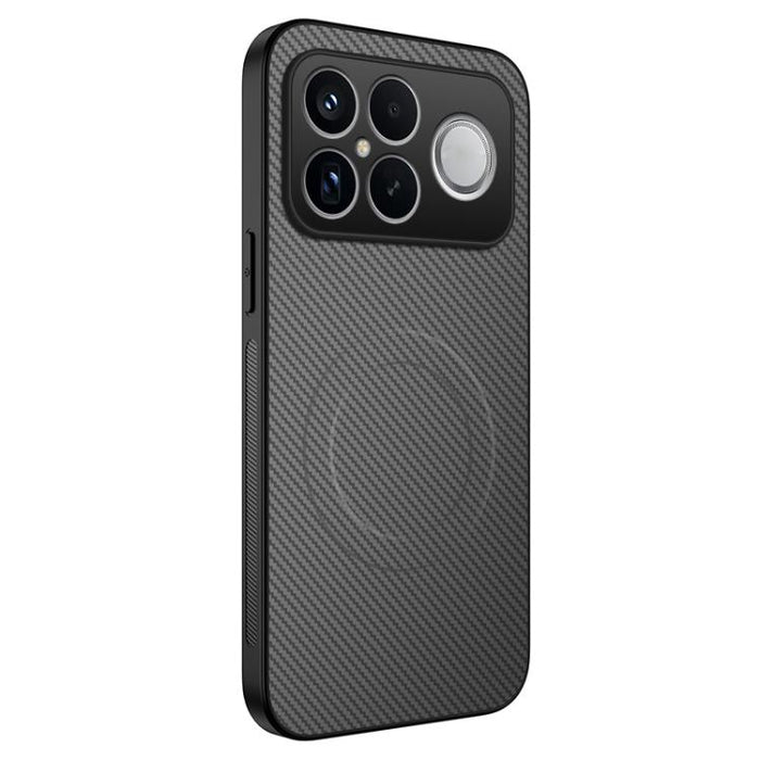 Funda para teléfono híbrida de PC y TPU con textura de fibra de carbono magnética de la serie WANLONFENG TQ, For Redmi A7 Pro 171mm / Poco C85x 5G, For Redmi 15a 5G, For Redmi Turbo 5 Max / Poco X8 Pro Max 5G, For Redmi Turbo 5 5G / Poco X8 Pro 5G     ...