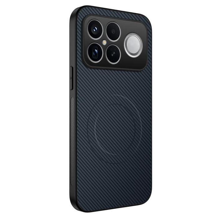 Funda para teléfono híbrida de PC y TPU con textura de fibra de carbono magnética de la serie WANLONFENG TQ, For Redmi A7 Pro 171mm / Poco C85x 5G, For Redmi 15a 5G, For Redmi Turbo 5 Max / Poco X8 Pro Max 5G, For Redmi Turbo 5 5G / Poco X8 Pro 5G     ...