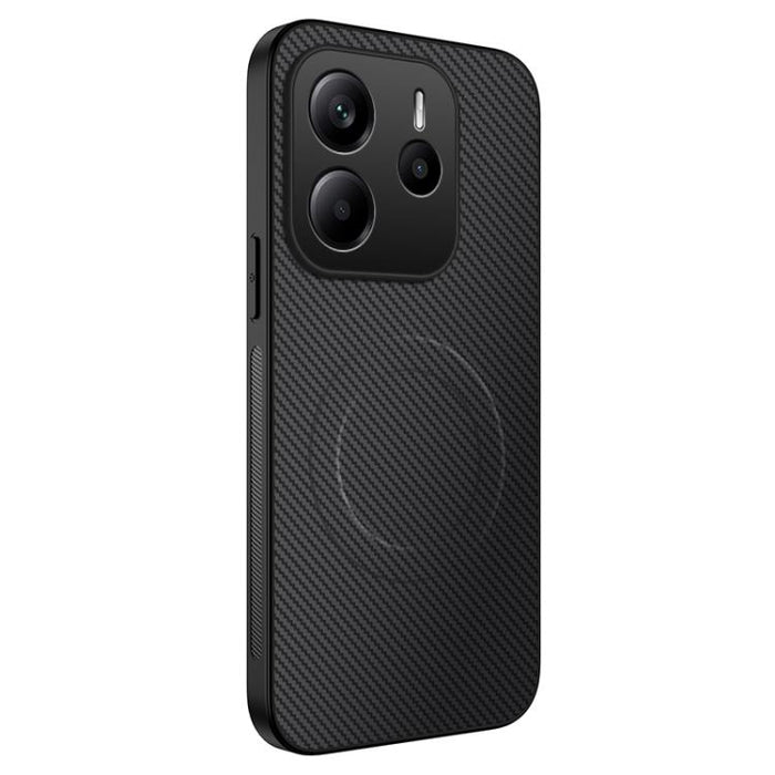 Funda para teléfono híbrida de PC y TPU con textura de fibra de carbono magnética de la serie WANLONFENG TQ, For Redmi A7 Pro 171mm / Poco C85x 5G, For Redmi 15a 5G, For Redmi Turbo 5 Max / Poco X8 Pro Max 5G, For Redmi Turbo 5 5G / Poco X8 Pro 5G     ...